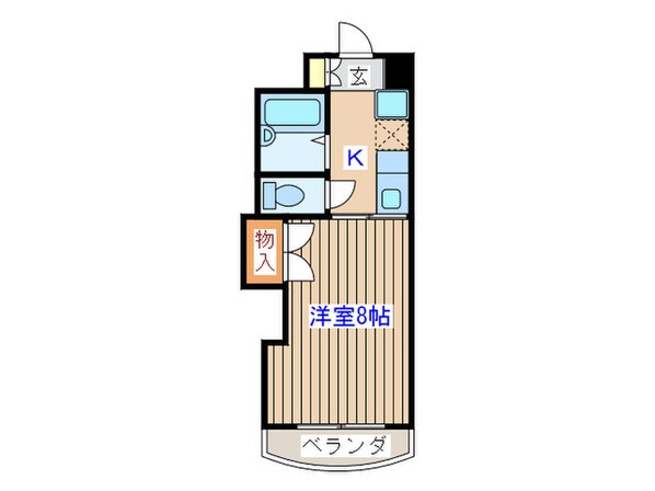 クレール小林の物件間取画像